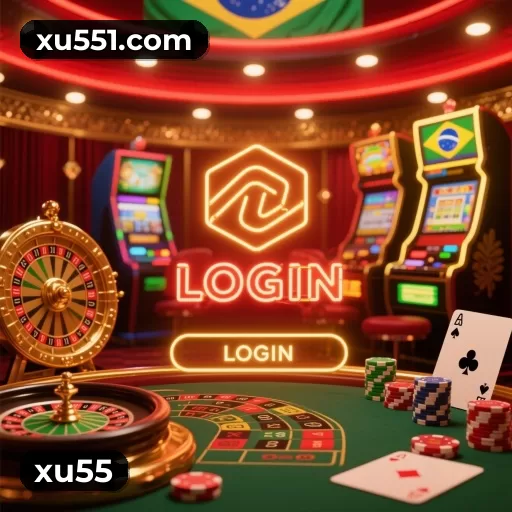 Imagem promocional da xu55 mostrando a plataforma e suas vantagens