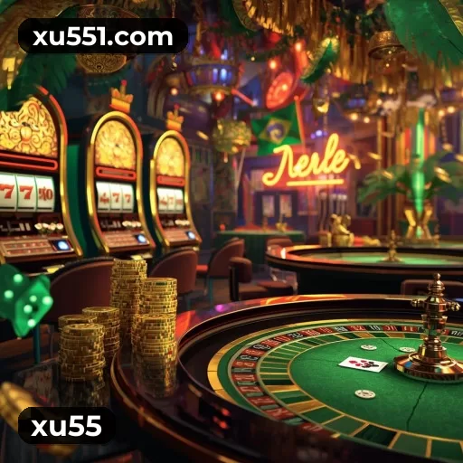 Imagem promocional da xu55 mostrando a plataforma e suas vantagens