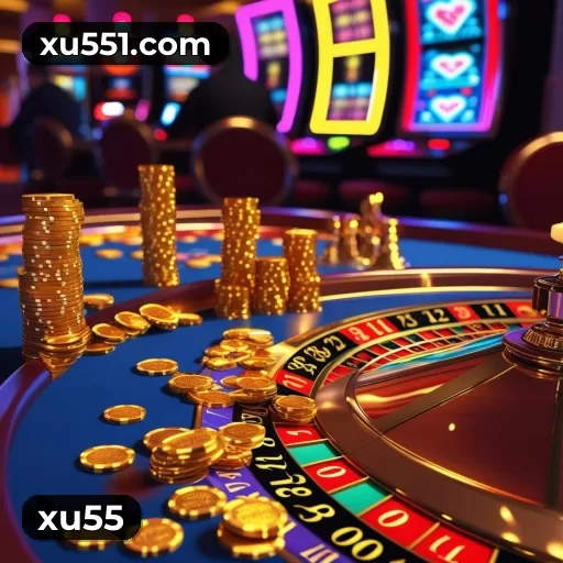 Imagem promocional da xu55 mostrando a plataforma e suas vantagens