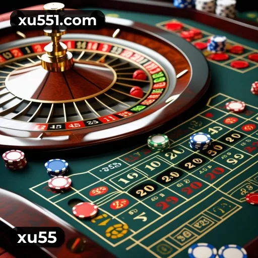 Imagem promocional da xu55 divulgando a plataforma e suas promoções