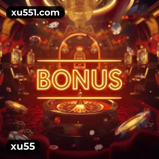 Imagem promocional da xu55 apresentando a plataforma e seus recursos