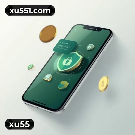 Tela do aplicativo xu55 com interface moderna e notificações em tempo real
